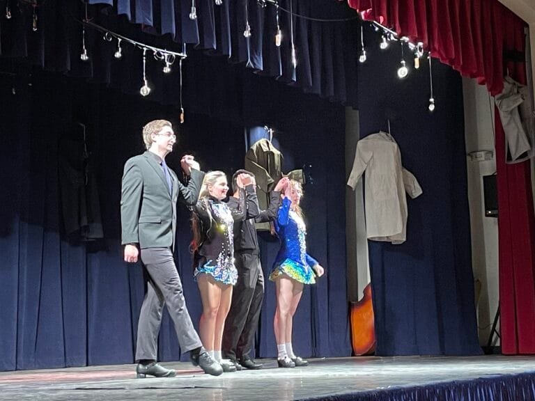 Collaboration with Rutgers Irish Dance Club at the Multi-Cultural Showcase!